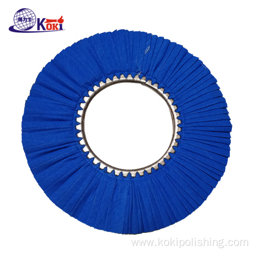 Wholesale Buffing blue airflow Cloth Wheel Buffing